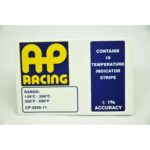 AP Racing Temperaturaufkleber Streifen 10x Aufkleber