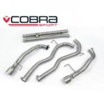 Cobra Sport Cat Back System - Nur H-Pipe, Center & Venom Mustang GT 5.0 V8 Fastback hinten