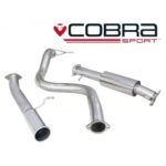 Cobra Sport 3 "Single Endrohr Cat Back System (Venom Range - Hinweis sehr laut) Fiesta Mk7 ST180 & ST200