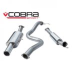 Cobra Sport 3 "Cat Back System (Resonanz) Single Endrohr Fiesta Mk7 ST180 & ST200