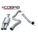 Cobra Sport 3 "Cat Back System (ohne Resonanz) Twin Endrohr Fiesta Mk7 ST180 & ST200