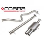 Cobra Sport Cat Back System - Nicht resonant (nur für ST-Panel geeignet) Fiesta Mk7 1.0T EcoBoost (Zetec S)