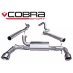 Cobra Sport Cat Back System (nicht resoniert) 500 Abarth 1.4 Turbo