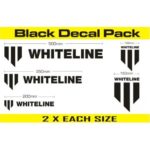 Whiteline Black Decal Sticker Pack