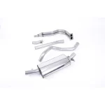 Milltek Sport MCXVW206 Non-Resonated (Louder) Manifold-Back Exhaust System with Polished Tip (For OE Manifold)