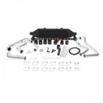 Mishimoto Ladeluftkühler-Kit für die Frontmontage, schwarzer Subaru WRX STI 08-14
