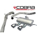 Cobra Sportsitz Leon Cupra R (1P-Mk2) Turbo Back Sportauspuff