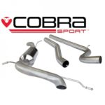 Cobra Cat Back System (nicht resoniert) - Inklusive Race Pipe - Sitz eines einzelnen T / P Ibiza Cupra / Boganegra 1.4 TSI