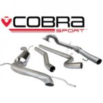 Cobra Turbo Back System (mit De-Cat & Non-Resonated) - Einzel-T / P-Sitz Ibiza Cupra / Boganegra 1.4 TSI