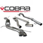 Cobra Turbo Back System (mit De-Cat & Resonator) - Twin T / Ps Sitz Ibiza Cupra / Boganegra 1.4 TSI
