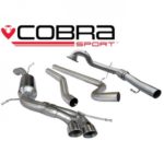 Cobra Turbo Back System (mit De-Cat & Non-Resonated) - Twin T / Ps Sitz Ibiza Cupra / Boganegra 1.4 TSI