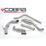 Cobra Sport Turbo Back Package (mit Sports Cat & Non-Resonated) - Ibiza Cupra 1.8 TSI mit einem einzelnen T / P.