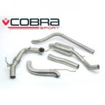 Cobra Sport Turbo Back Package (mit De-Cat & Non-Resonated) - Ibiza Cupra 1.8 TSI mit einem einzelnen T / P.