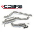 Cobra Sport Cat Back System (nicht resoniert) - Ibiza Cupra 1.8 TSI von Twin T / P.