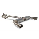 Scorpion Auspuff 63,5 mm / 2,5 Resonanz-Cat-Back-System für Ford Focus MK2 ST 225 2,5 Turbo