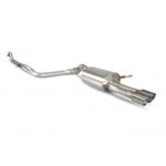 Scorpion Exhausts Nicht resonantes Cat-Back-System für Ford Fiesta Ecoboost 1.0T 100.125 und 140 PS