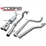 Cobra Turbo Back System (mit De-Cat & Non-Resonated) Skoda Fabia VRS 1.4 TSI