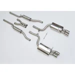 Milltek Sport SSXAU046 Resonated (Quieter) Cat-Back Exhaust System with Polished Trims