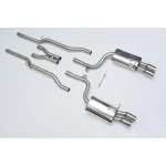 Milltek Sport SSXAU048 Non-Resonated (Louder) Cat-Back Exhaust System with Polished Trims