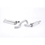 Milltek Sport SSXAU081 Resonated (Quieter) Cat-Back Exhaust System - Uses OE Trims