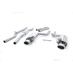 Milltek Sport SSXAU116MP Valved & Non-Resonated (Louder) Cat-Back Exhaust Systems