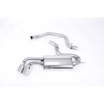 Milltek Sport SSXAU145 Cat-Back Exhaust System with Twin Polished JET Trims