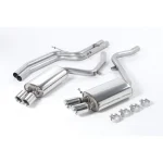 Milltek Sport SSXAU190 Non-Resonated (Louder) Cat-Back Exhaust System with Polished Trims (For Manual Models)