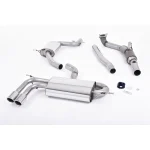 Milltek Sport SSXAU260 Turbo-Back Exhaust System with Hi-Flow Sports Catalyst and Polished Trims