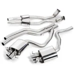 Milltek Sport SSXAU337 Non-Resonated Cat-Back Exhaust System - Uses OE Trims