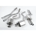 Milltek Sport SSXAU364 Resonated (Quieter) Cat-Back Exhaust System  - Uses OE Trims