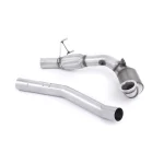 Large Bore Downpipe with Hi-Flow Sports Catalyst (For Milltek Cat-Back) SSXAU495