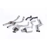 Milltek Sport SSXAU595 Non-Resonated (Louder) Complete Exhaust System - Uses OE Trims