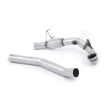 Large Bore Downpipe with Catalyst Delete (For Milltek Cat-Back) SSXAU600