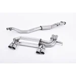 Milltek Sport SSXBM462 Cat-Back Exhaust System with Quad Polished Trims