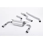 Milltek Sport SSXBM962 Non-Resonated (Louder) Cat-Back Exhaust System with Twin Polished Trims