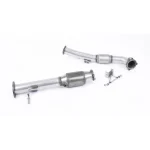 Large Bore Downpipe with Hi-Flow Sports Catalyst (For Milltek Cat-Back) SSXFD067