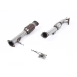 Large Bore Downpipe with Hi-Flow Sports Catalyst (For Milltek Cat-Back) SSXFD082