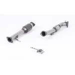 Large Bore Downpipe with Hi-Flow Sports Catalyst (For Milltek Race Cat-Back) SSXFD164