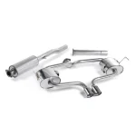 Milltek Sport SSXM006 Resonated (Quieter) Cat-Back Exhaust System with Polished Trims