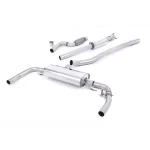 Milltek Sport SSXMZ110 Resonated Cat-Back Exhaust System - Uses OE Trims