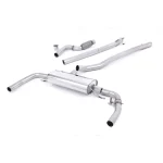 Milltek Sport SSXMZ111 Non-Resonated (Louder) Cat-Back Exhaust System - Uses OE Trims