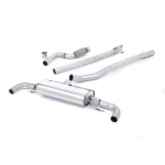 Milltek Sport SSXMZ115 Non-Valved & Non-Resonated Cat-Back Race Exhaust System - Uses OE Trims