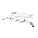 Milltek Sport SSXMZ125 Valved Cat-Back Exhaust System with GPF Delete - Uses OE Trims