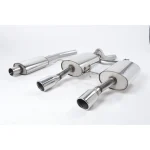 Milltek Sport SSXRN201 Resonated (Quieter) Cat-Back Exhaust System with Dual Polished Trims