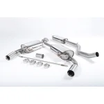 Milltek Sport SSXRN303 Resonated Cat-Back Exhaust System with Polished Trims