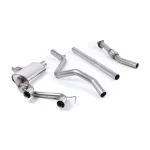 Milltek Sport SSXRN401 Cat-Back Exhaust System with Dual Polished Trims