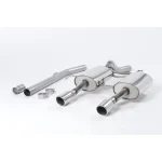 Milltek Sport SSXRN414 Non-Resonated (Louder) Cat-Back Exhaust System with Dual Polished Trims