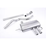 Milltek Sport SSXRN422 Non-Resonated Cat-Back Exhaust System - Uses OE Tips