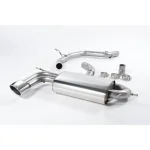 Milltek Sport SSXSE119 Non-Resonated (Louder) Cat-Back Exhaust System with Single Polished Oval Tip