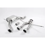 Milltek Sport SSXSE139 Non-Resonated (Louder) Cat-Back Exhaust System with Rear Silencer Delete & Dual GT100 Polished Trims